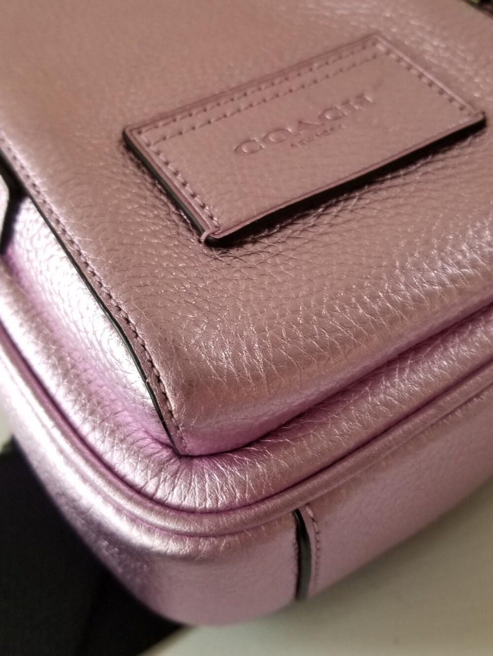 Coach Metallic Track Pack Bag Sling - Picture 13 of 14
